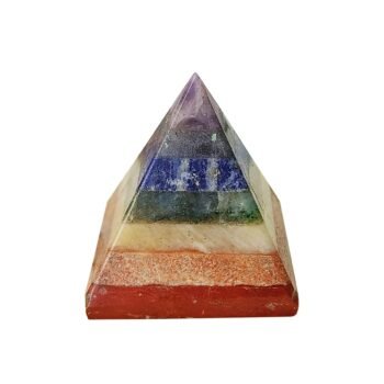 Reiki Stones 7 Chakra Reiki Pyramid 5 cm