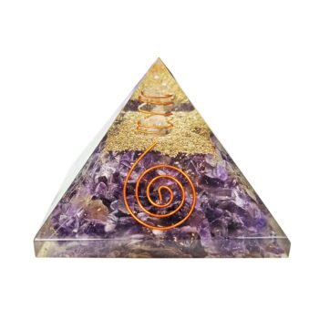 Amethyst Orgonite Orgone Pyramid